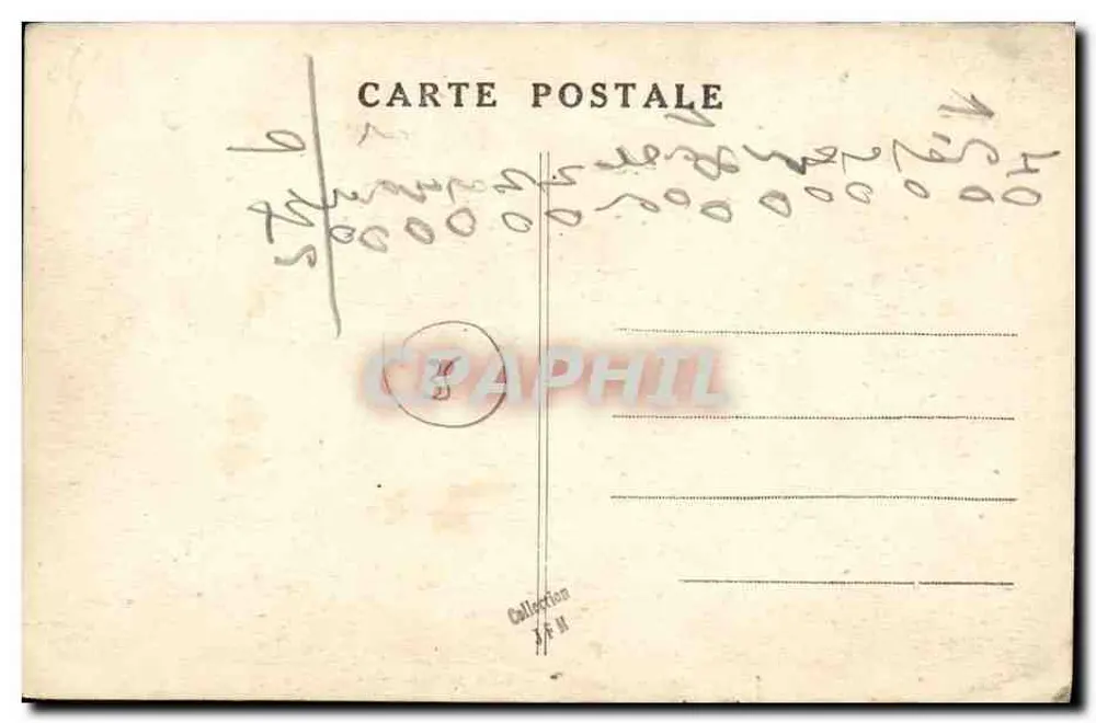 Redon (Ille-et-Vilaine) — Praça da República — Georges Gavaud, pai de família, charcutaria - Verso