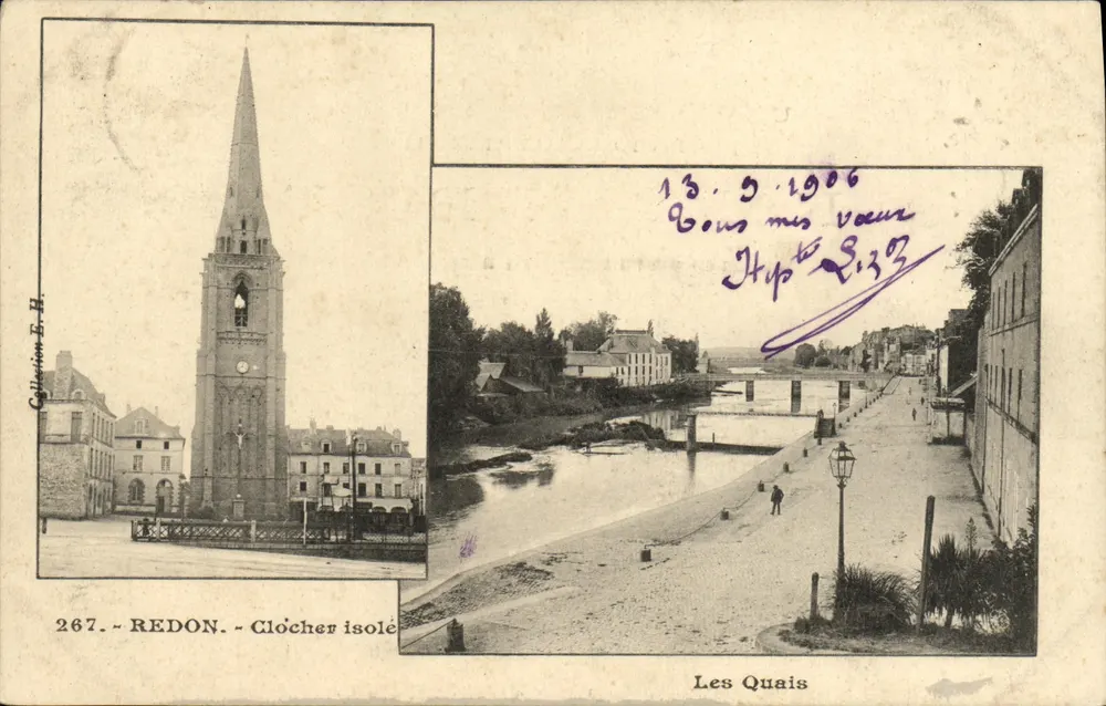 Redon - Torre isolada e Os Quais — Coleção E.H. n°267 - Frente