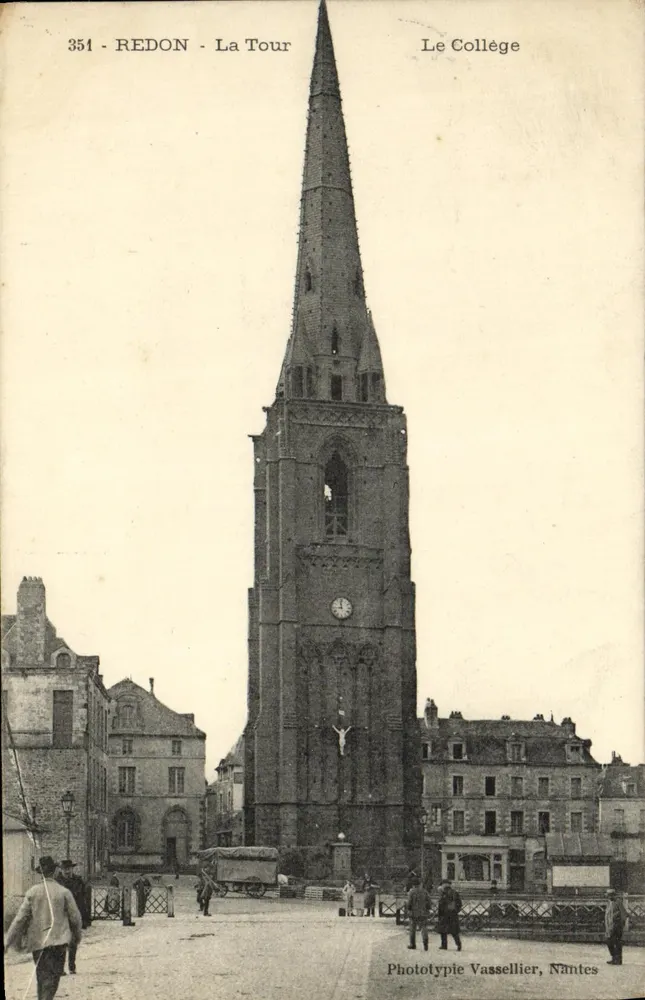 Redon - Wieża - Kolegium — Fototypia Vassellier, Nantes, nr 351 - Awers