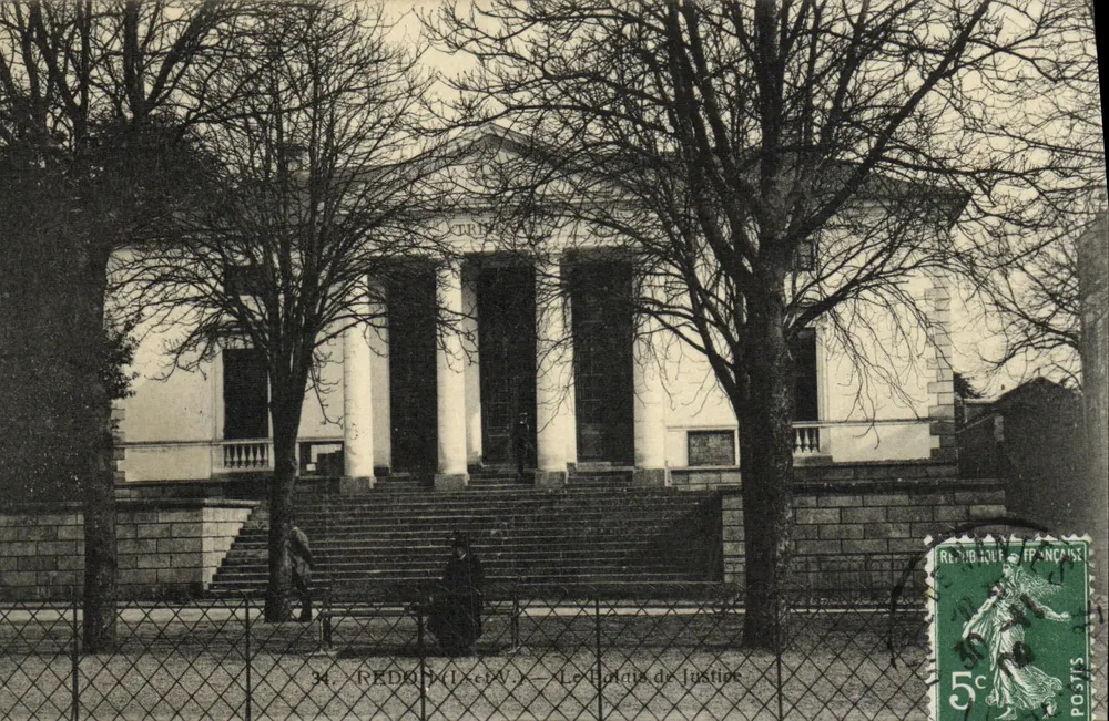Reddyl (Loiret) — O Palácio de Justiça — Editor desconhecido, n° 34 - Frente