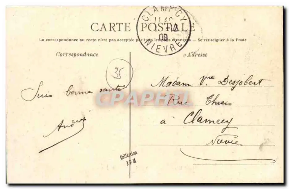 Reddyl (Loiret) — O Palácio de Justiça — Editor desconhecido, n° 34 - Verso