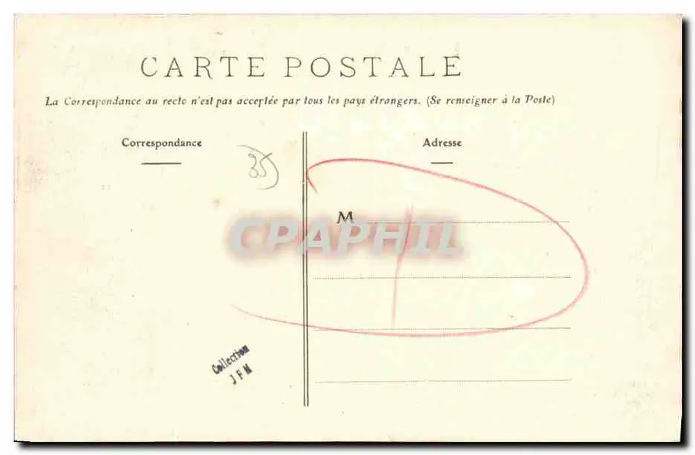 Redon (Ille-et-Vilaine) — Panoramablick aus der Turm — Phototypie Vassellier, Nantes - Rückseite