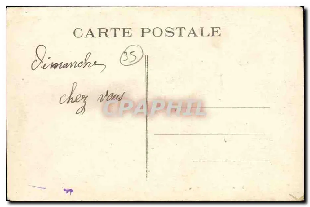 Redon — Vue générale du bassin — Phototypie Vassellier, Nantes, n° 4198 - Rückseite