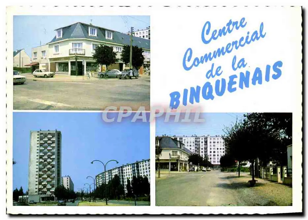 Centro Comercial da Binquenais — Rennes (35) — Edições Châtenantes - Frente