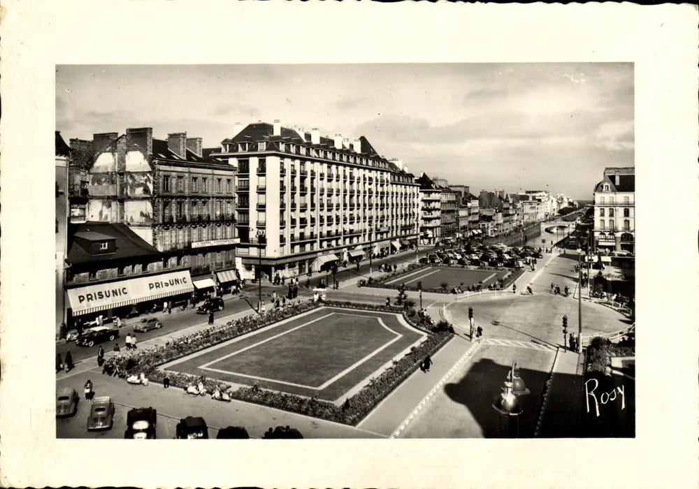 Os Jardins da Poste — Rennes (Ille-et-Vilaine) — F. Chapisau, editor Nantes - Frente