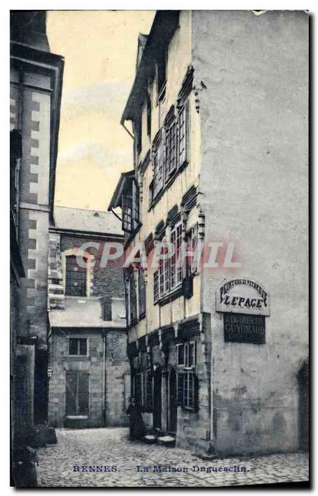 Rennes — A Maison Duguesclin — Impressora Lepage - Frente