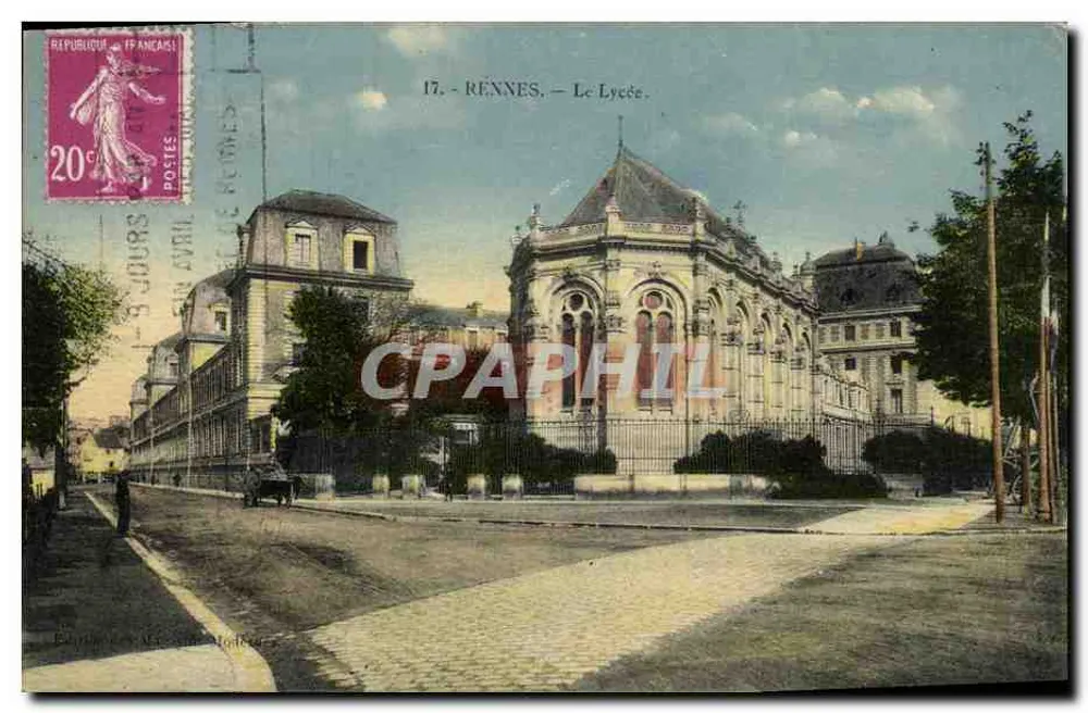 Rennes — O Liceu — Editor não identificado, número de série 17 - Frente