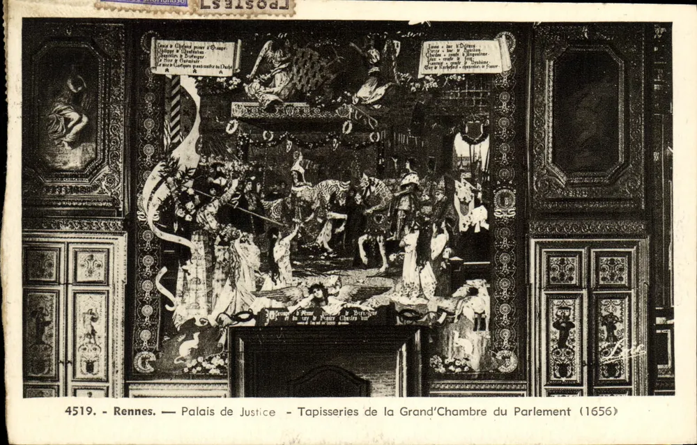 Rennes — Palais de Justice — Teppiche der Grand'Chambre des Parlaments (1656) — Verlag: Laurent-Nel - Vorderseite