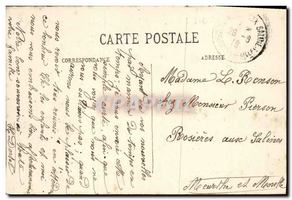 Rennes — O Palácio de Justiça — A. G. - Verso