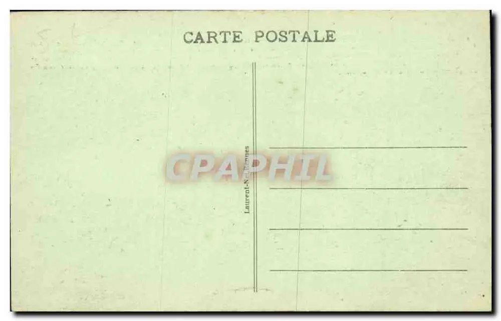 Rennes - Palácio de Justiça - Monumento histórico - Editor Laurent-Nel, n°4506 - Verso