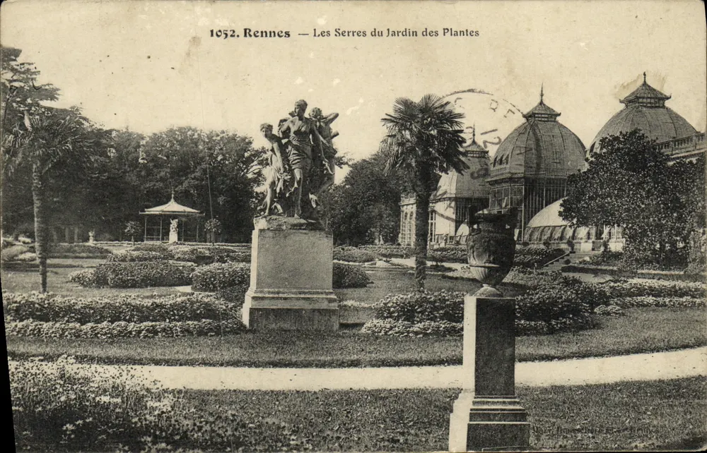 Rennes — Les Serres du Jardin des Plantes — Verlag 1052 - Vorderseite
