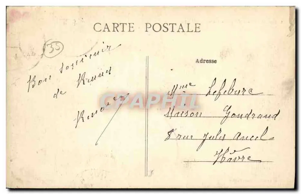Rennes (Ille-et-Vilaine) — A Estação — A. Lamire, editor, Rennes - Verso