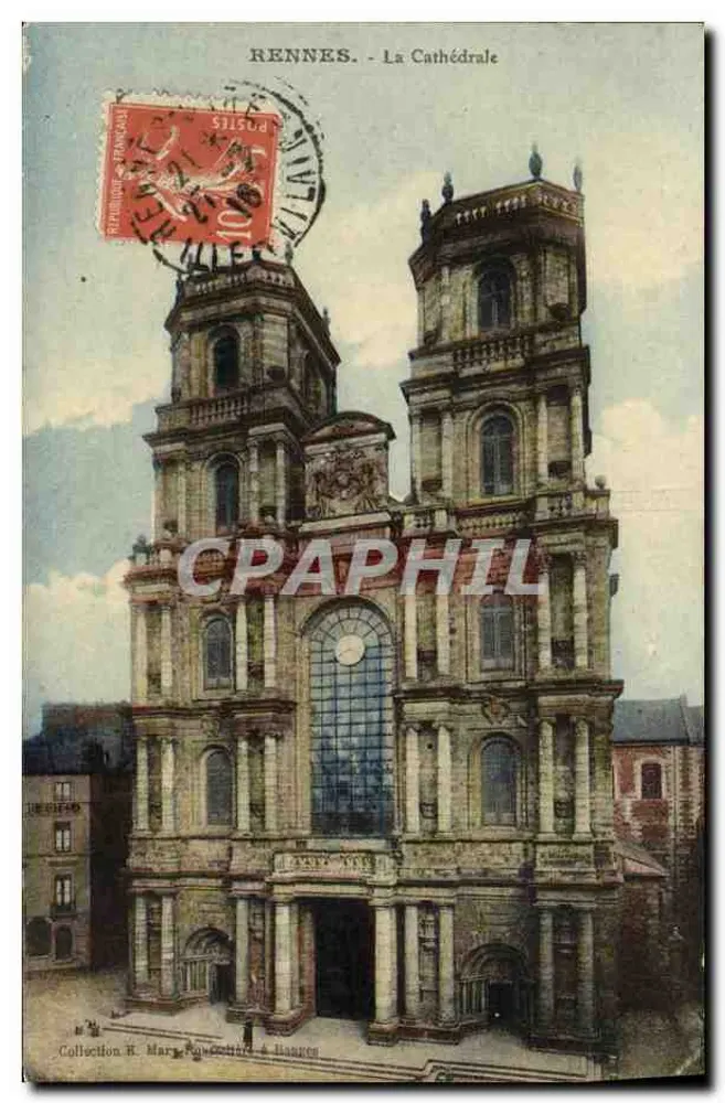 Rennes - A Catedral — Coleção R. Marquand & Daures - Frente
