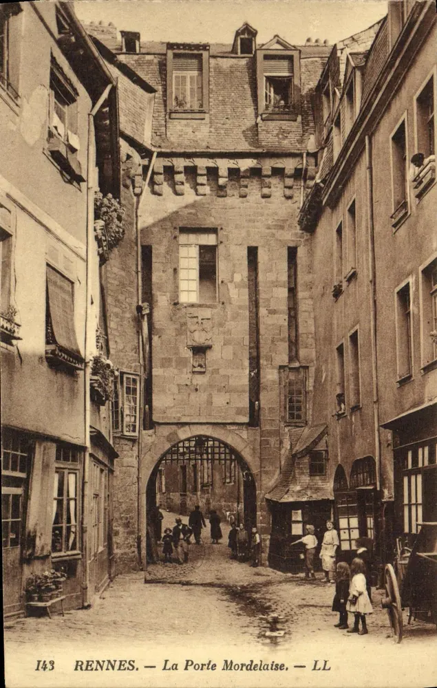 Rennes — Die Mordelaise-Tür — LL, n°143 - Vorderseite