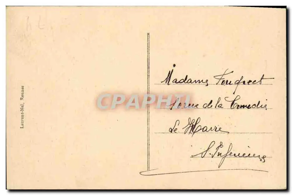 Rennes - Quai Duguy-Trouin und die Vilaine — Laurent-Nel, n°4464 - Rückseite