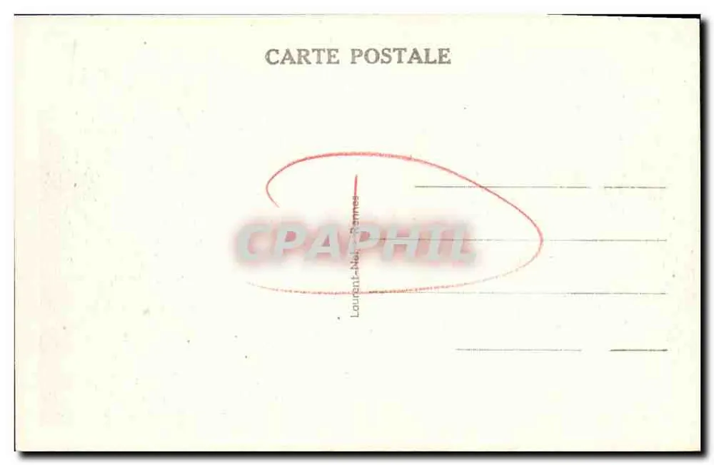 Rennes — Het Thabor — Invoer van de Rue de Paris — Uitgever Loït, n° 4491 - Achterkant