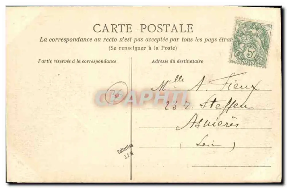 Rennes - Au Thabor - La Volière — editor não visível, número de série não visível - Verso