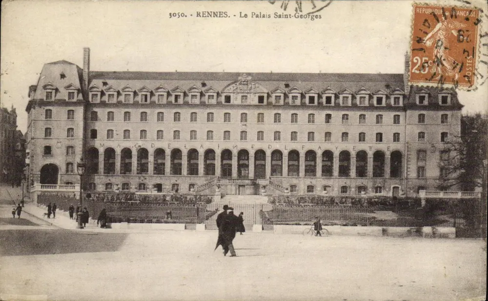 Rennes - O Palácio Saint-Georges — editor Laurent-Néel, n° 3050 - Frente