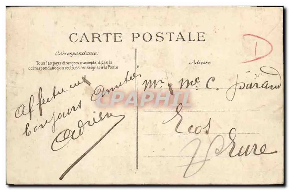 Rennes — Avenue de La Tour-d'Auvergne — éditeur La Bretagne, n°73 - Rückseite