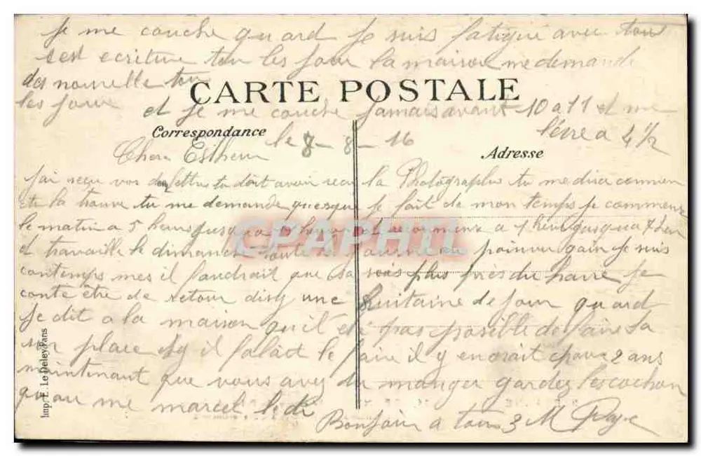 Rennes — Innenansicht des Palais de Justice — Die Kammer der Korrekturappelle — La Bretagne, n°135 - Rückseite