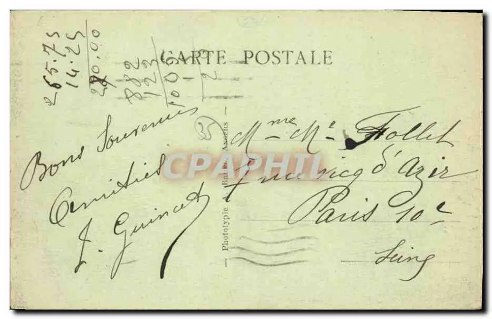 Rennes (I.-et-V.) — Vista geral, lado sudoeste — A. B. - Verso