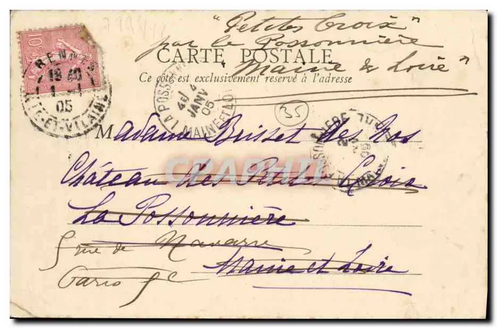 Rennes — Cruz da Missão — Maggi - Verso
