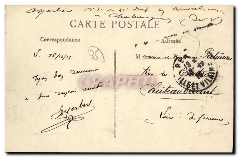 Rennes — O Castelo Tremblant — Edit Gourdon, Rennes - Verso
