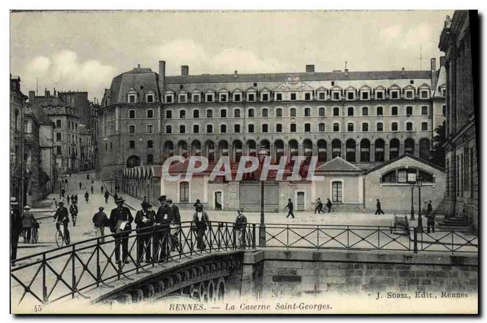 Rennes — A Gaserne Saint-Georges — J. Sorel, Editora, Rennes - Frente