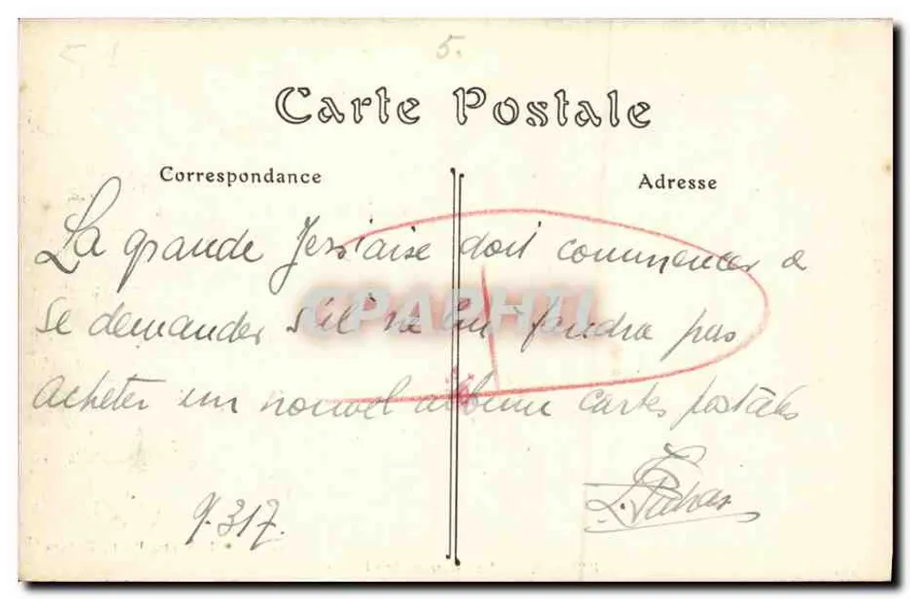 Rennes — A Gaserne Saint-Georges — J. Sorel, Editora, Rennes - Verso