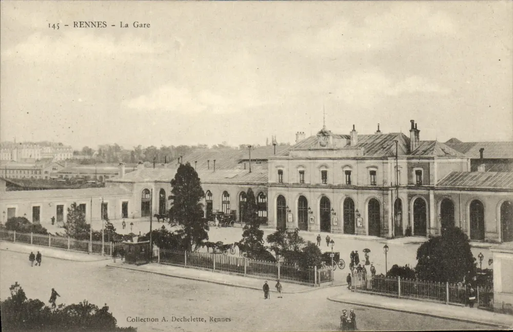 Rennes - A Estação — Coleção A. Dechelette, Rennes — n°145 - Frente