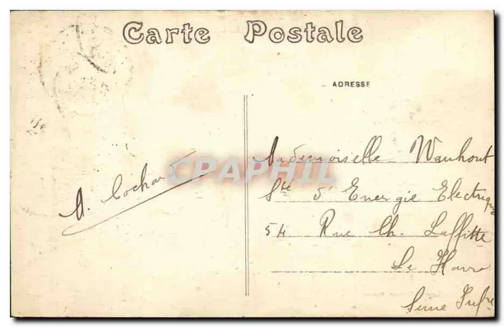 Rennes — O Liceu — A. Lambré, Editor, Rennes - Verso