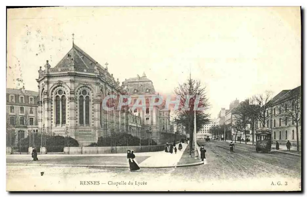 Rennes — Capela do Liceu — A.G. 3 - Frente