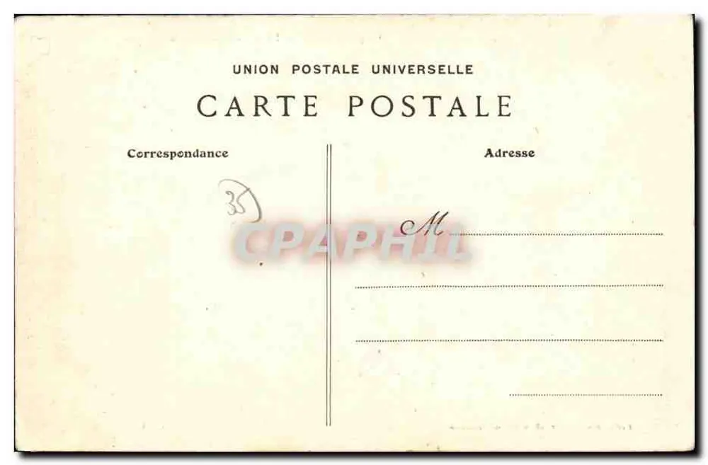 Rennes — Place und Kreuz der Mission — G.F. n°1034 - Rückseite