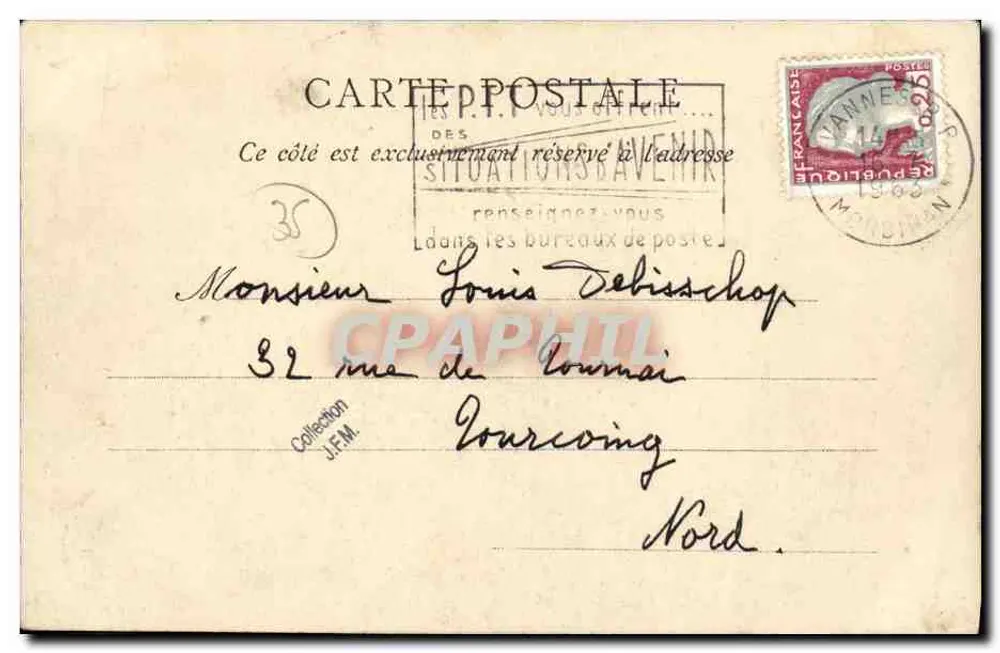 Rennes — Os Margens da Vilaine G.F. — E. Mary-Honoré - Verso