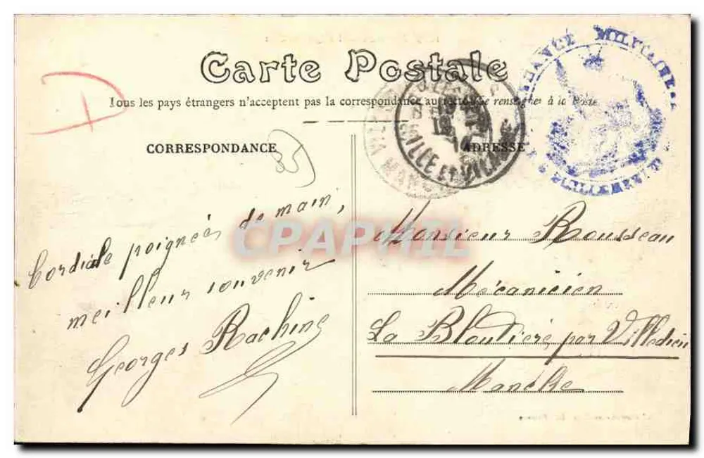 Rennes — O Quai Saint-Cast — É. Mary-Rousselière, Rennes - Verso