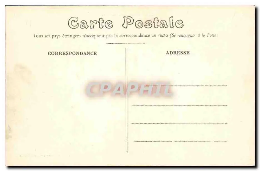 Rennes - A Estação — E. Mary-Roussellière, Editores, Rennes - Verso