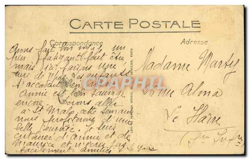 Rennes - Die Universität und der Chateaubriand-Quai - LL - Rückseite