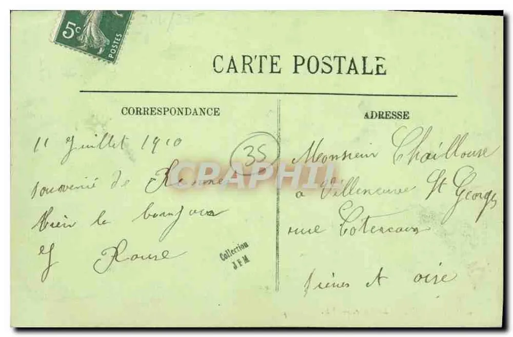 Rennes — O Liceu — LL. - Verso