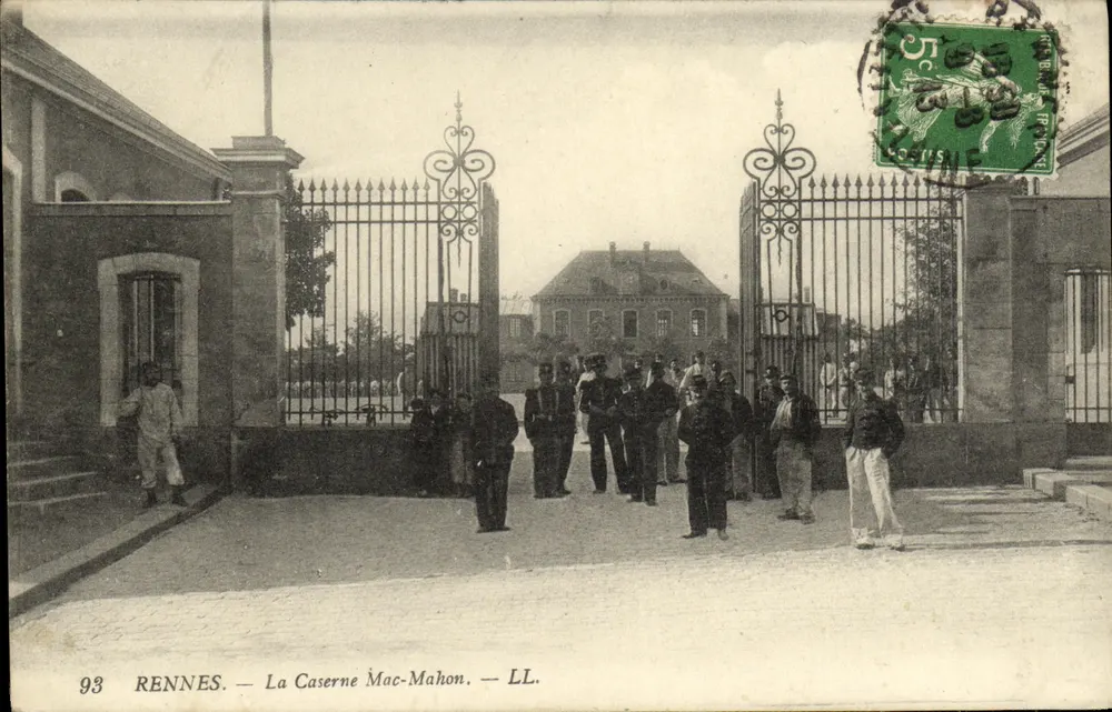 Rennes — Die Kaserne Mac-Mahon — LL. — Nr. 93 - Vorderseite