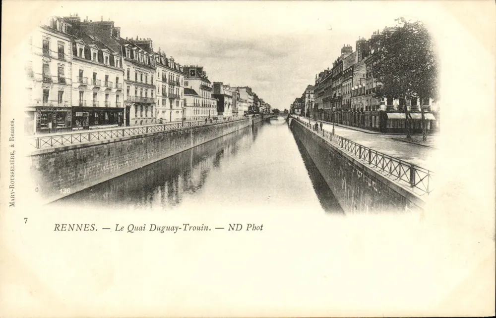 Rennes — Le Quai Duguy-Trouin — ND Phot - Recto