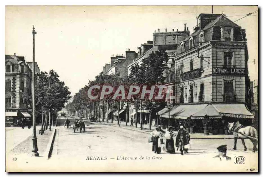 Rennes — Die Gare Avenue — ND Fotografie - Vorderseite