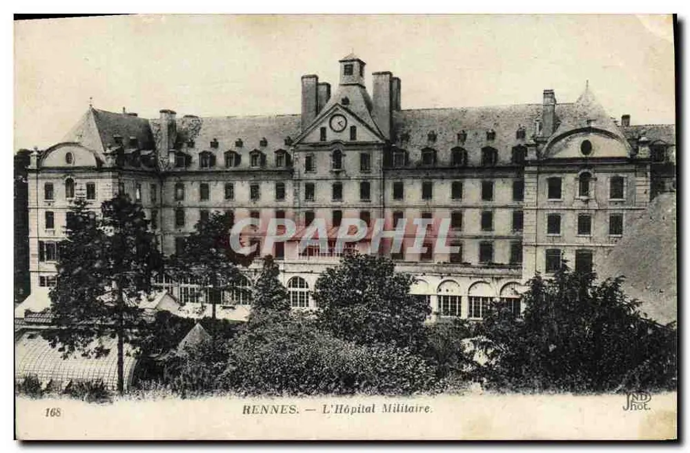 Rennes — Das Militärkrankenhaus — JND Phot. - Vorderseite