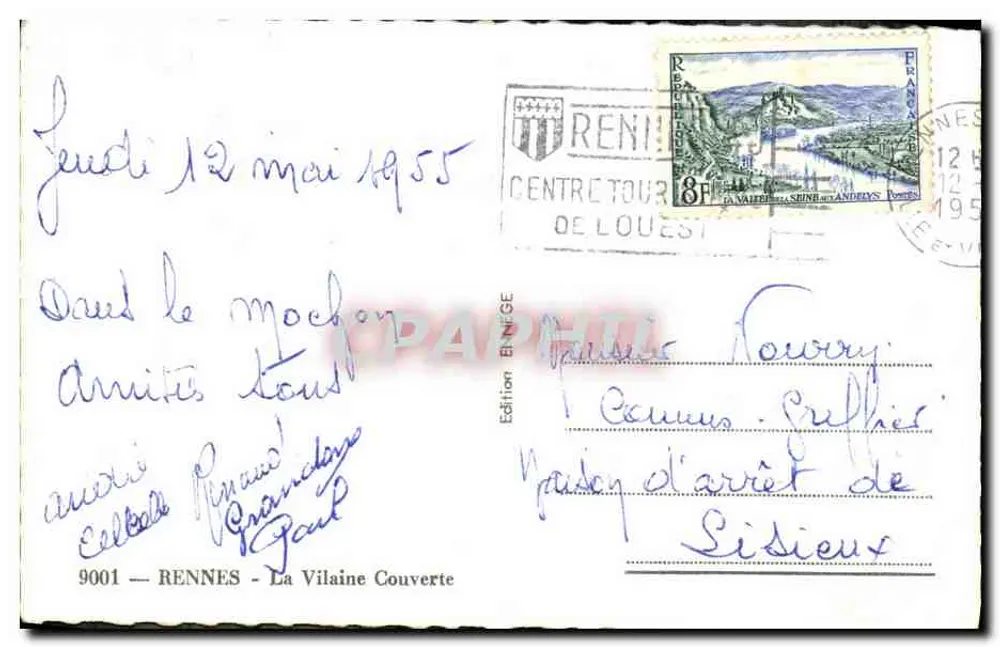 रेन्स — ला विलेन ढकी — एडिशन एंजे - पीछे