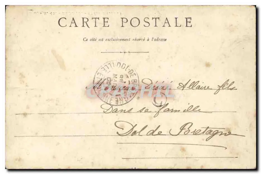 Rennes - Chêpe Henri XV - Tausend Dank - Rückseite