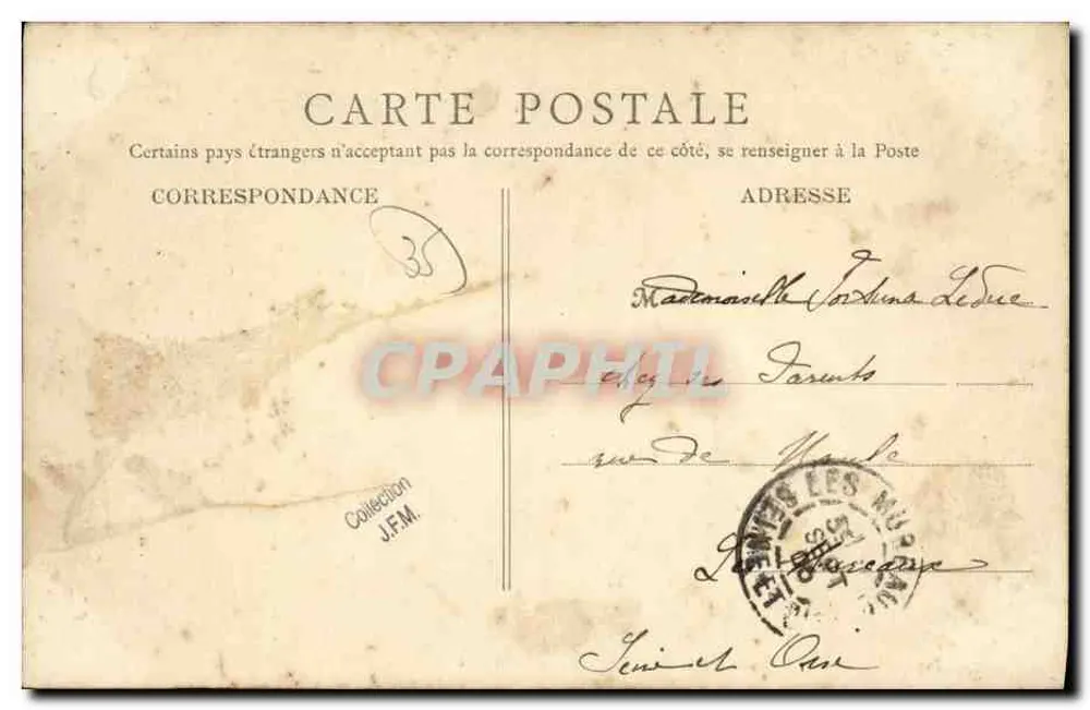 Rennes — Alte Häuser am Pont de Saint-Cyr — A.G. - 570 - Rückseite