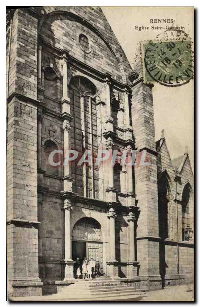 Rennes - Igreja de São Germain — editor Le Trionnaire, número de série não visível - Frente