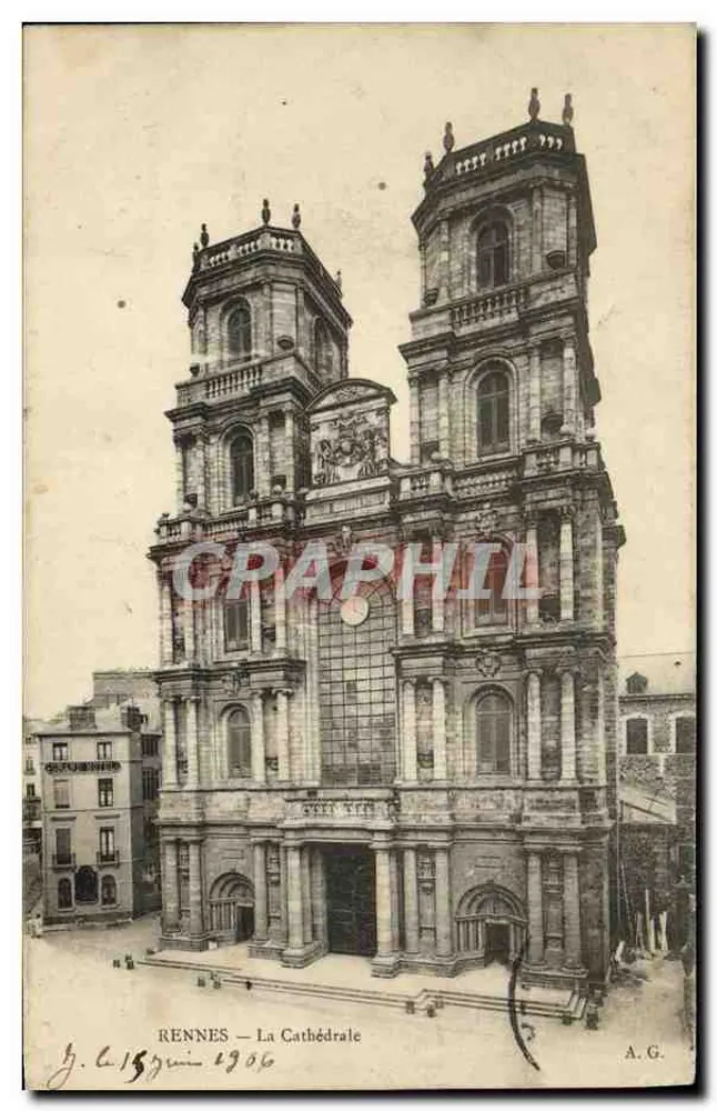 Rennes — A Catedral — A.G. - Frente