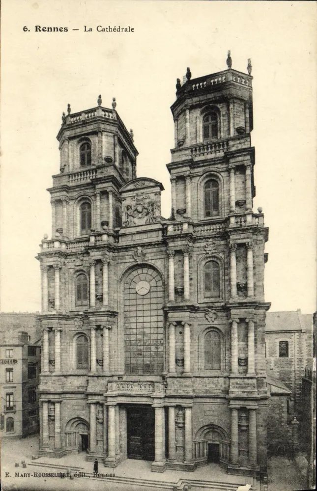 Rennes — A Catedral — E. Mary-Roussellière, Editora, Rennes - Frente