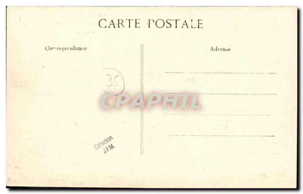 Rennes — Was von den Mauern übrig bleibt (15. Jahrhundert) — Rue Rallier — Verlag E.P.D. Nr. 38 - Rückseite