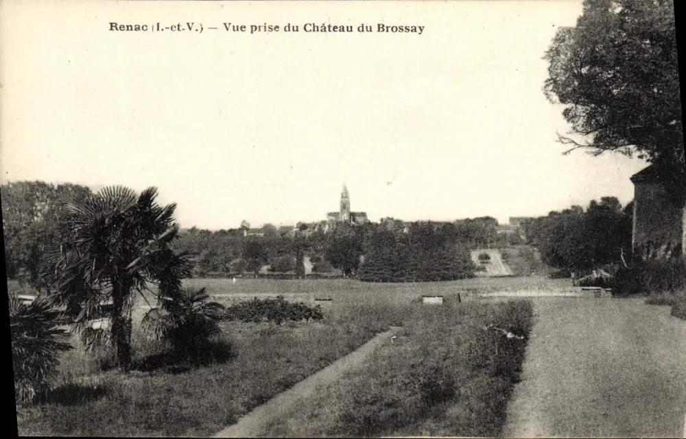 Renac (Loir-et-Cher) — Ansicht vom Schloss Brossay - Vorderseite
